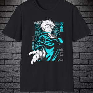 Gojo Satoru Jujutsu Kaisen JJK shirt Anime Manga shirt Gift for anime fan Gift for friends Funny gift  Unisex shirt Plus size anime shirt
