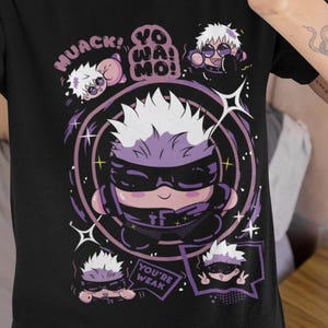Kirby Gojo Satoru JJK Jujutsu Kaisen T-shirt Anime Manga shirt Gift for friends Gift for anime fan Funny gift Unique design Unisex shirt