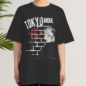 Tokyo ghoul anime Manga  Custom shirt Gift for her Gift for friends Funny gift Unique design Webtoon Unisex shirt