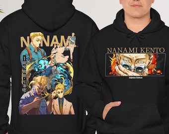 Nanami Kento anime Manga Jujutsu Kaisen JJK hoodie Gift for friends Gift for anime lover Funny gift  Unisex hoodie