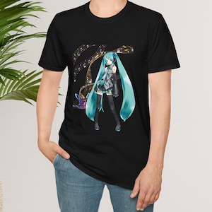 Hatsune miku vocaloid Custom shirt Gift for her Gift for friends Funny gift Unique design Webtoon Unisex shirt