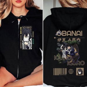 Anime Manga hoodie zipper Plus size Gift for friends Gift for anime lover Funny gift Unisex hoodie