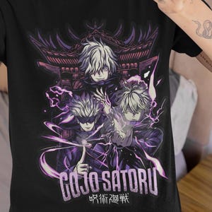 Gojo Satoru JJK Jujutsu Kaisen T-shirt Anime Manga shirt Gift for friends Gift for anime fan Funny gift Unique design Unisex shirt