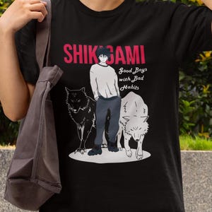 Jujutsu Kaisen Megumi&#39;s Shikigami JJK Manga Anime shirt Custom shirt Gift for her Gift for friends Funny gift Unique design Unisex shirt