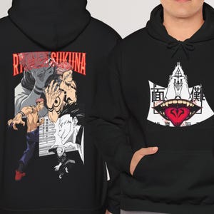 Ryomen Sukuna anime Manga Jujutsu Kaisen JJK hoodie Gift for friends Gift for anime lover Funny gift  Unisex hoodie