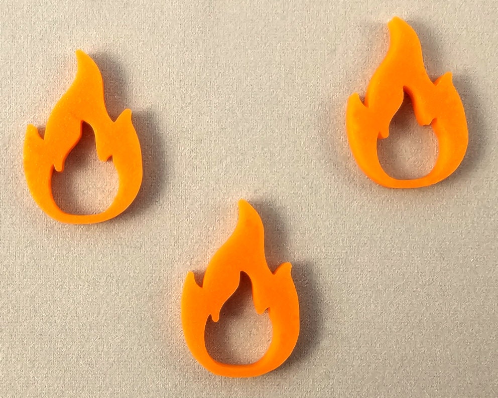 Fire Token (pack of 10) - Etsy