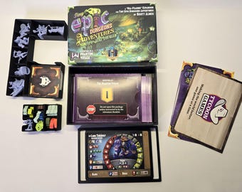 Tiny Epic Dungeons: Adventures - Phantom Voyage extension – Game Insert Organizer (Unofficial)