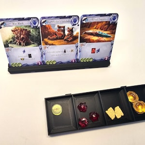 Porte-cartes et plateaux à jetons modulaires