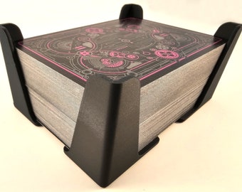 Card Deck Holder: Sleeved & Un-sleeved Cards