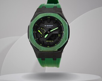 Montre G-SHOCK GA-2100 Custom Rainbow Grey Metal - Neuf Avec Étiquettes - Casio