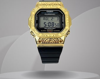Modlab Company [CLASSIC Series] G-shock DW5600 Model - Gold
