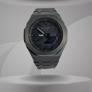 Casio G-Shock GA2100 – Full Black | Custom Casioak | Men&#39;s watch | Mod premium | Men&#39;s Gift | Custom watch | Modded G-Shock
