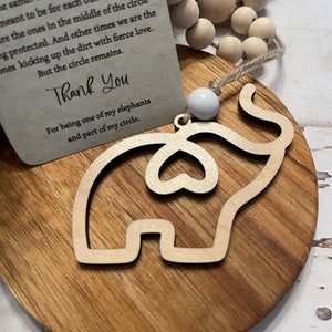 Sisterhood Elephant Ornament for Friends Mom Tribe Gift With Story of ...