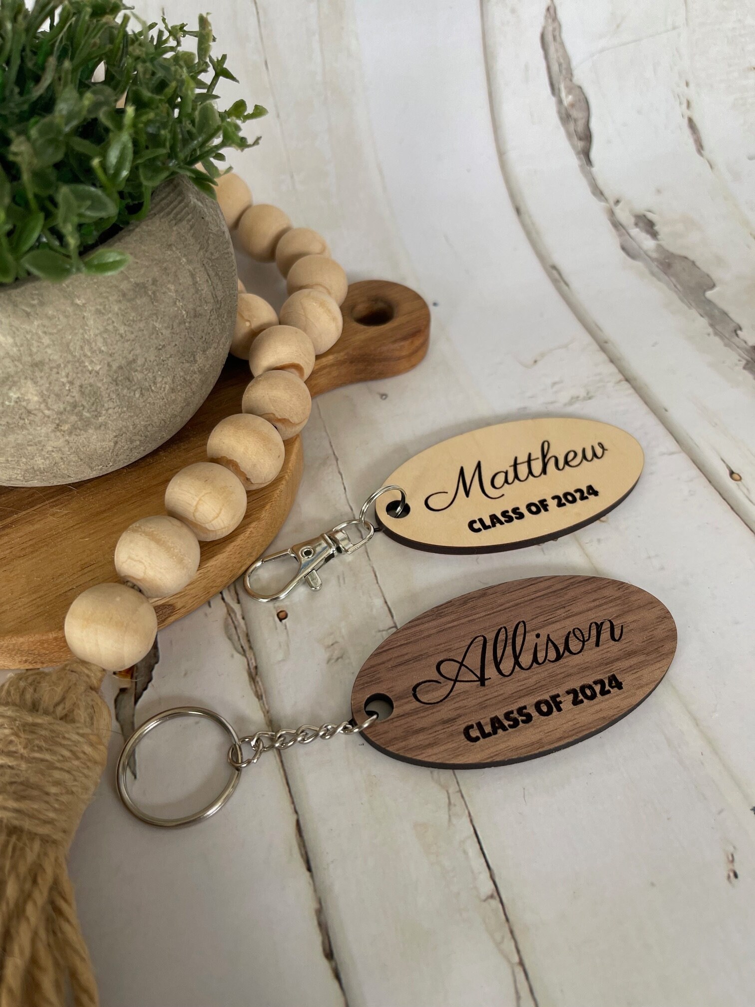 Class of 2024 Graduation Custom Keychain for Grad Congratulations Gift ...