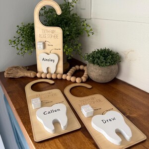 Personalized Tooth Fairy Please Stop Here Pick up and Drop off Door ...
