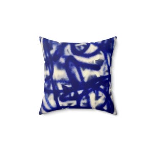 Graffiti Spun Polyester Square Pillow