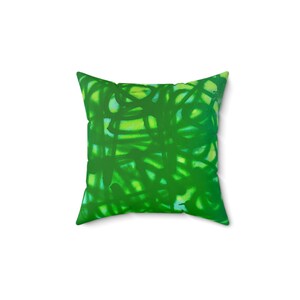 Graffiti Spun Polyester Square Pillow