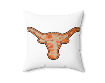 16x16 Throw Pillow, Collegiate Inspired, Graphic Art Design, Pop Art Collection, Home and Dorm Decor, College Gift