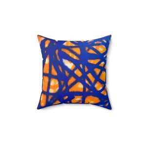 Graffiti Spun Polyester Square Pillow