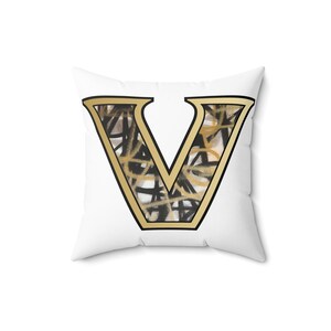 Vanderbilt Graffiti Pillow, College Colors Personalized Dorm Room Decor, School Spirit Throw Pillow, Graduation or Alumni Gift