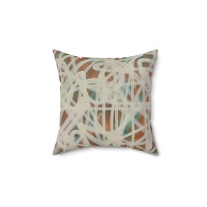 Graffiti Spun Polyester Square Pillow