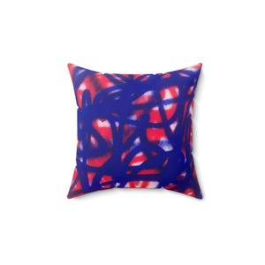 Graffiti Spun Polyester Square Pillow