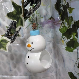 Snowman Foraging Toy for Pet Rats