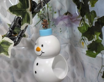 Snowman Foraging Toy for Pet Rats