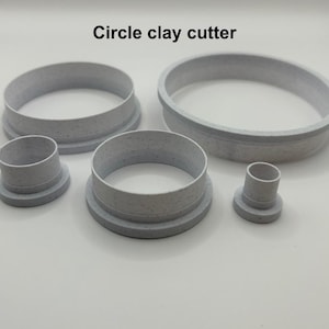 Circle Cookie Cutter Set: Clay & Pottery Tool