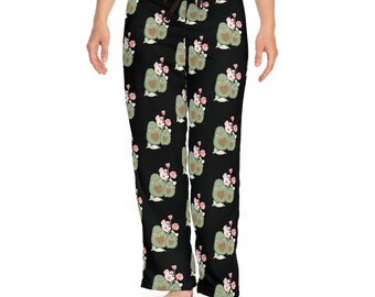 Lindo Mama-cado Pantalones de pijama de mujer Ropa de descanso Mejor regalo de cumpleaños del Día de la Madre Mamá Mamá Mamá Abuela Tía Hermana Amiga Flor Aguacate Bebé