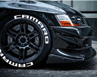 CAMARO Tire Stickers Tire Letters Decal Custom 1'' 8x Permanent Tire Stickers