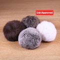 Rabbit Fur Cat Kicker Toy Balls: Natural Triple Attraction with Catnip & Silvervine Fruit product logo