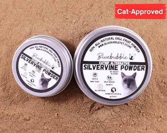Silvervine-fruitpoeder: natuurlijk kattenkruid alternatief galfruit kattenspeeltje verrijking