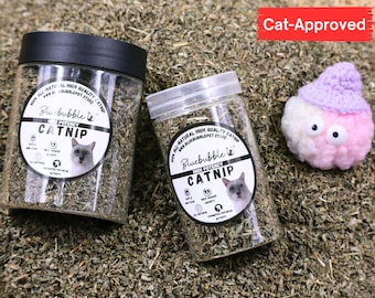 Botões de erva-de-gato com brinquedo fofo para gatos, 1/2 xícaras de alta potência