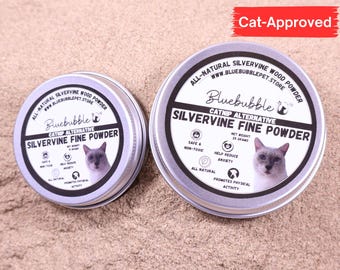 Silvervine Wood Powder: Natural Catnip Alternative Matatabi, Cat Enrichment Toy