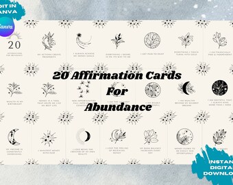 20 Affirmations for Abundance to manifest wealth and prosperity
