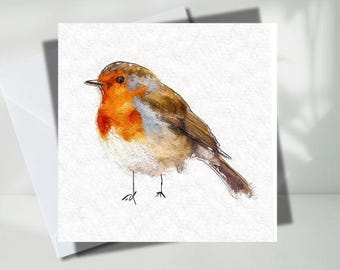 Robin Greeting Card | Robin Card | Robin Redbreast | Fine Art Greeting Card