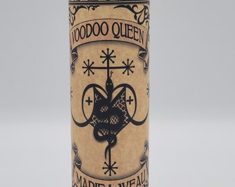 Marie Laveau Veve Candle