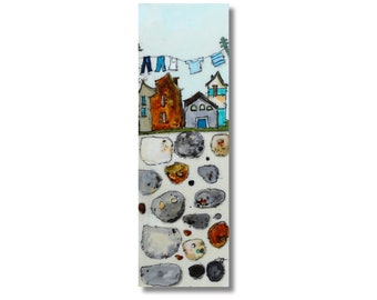 Sticks and Stones Collection: "The Simple Things"  whimsical house art  by artist and author, Jodi Ohl