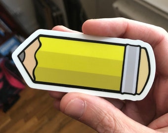 Pencil Vinyl Sticker