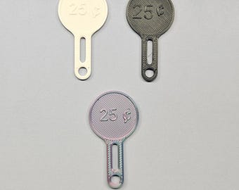 Quarter Keychain Aldi Keychain Shopping Cart Quarter for Aldi Gift Durable 12-Pack Gift Practical Keychain Aldi Quarter Keychain