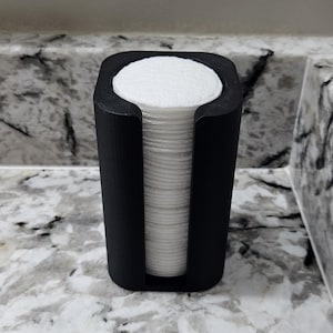 Cotton Pad Dispenser Bathroom Organizer Bathroom Dispenser Decor Bathroom Decor Minamalistic Decor Minamalistic Makeup Organizer for Bath