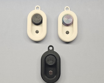 Haptic Magnetic Slider  Stress Keychain Fidget Magnetic Slider Stress Toy Stress  Clicky Spinny Slidy Toy Office Toy Desk 2 pack