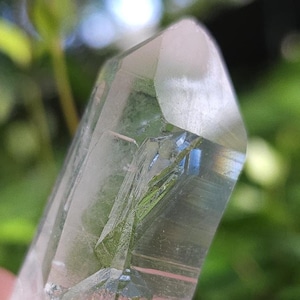 Leichter Lemurian Quarz Kristall aus der Serra Do Cabral, Minas Gerais, Brasilien