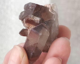 Pictorial Inclusion Quartz, multimineral; Messina Mine, Limpopo, South Africa