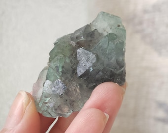 Emerald Green Octahedral Flourite; Riemvasmaak, Kakamas, Northern Cape, South Africa