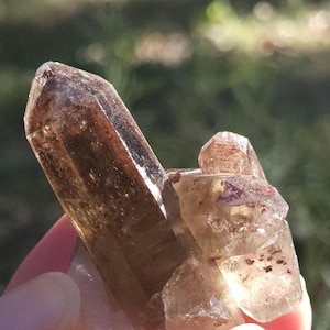 Hematite Included/Phantom Quartz from Orange River, South Africa
