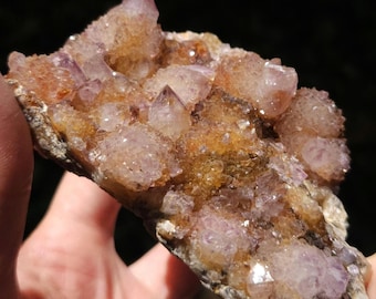 Ametrine Spirit Quartz, Cactus Quartz Flower from Boekenhouthoek, Mpumalanga, South Africa