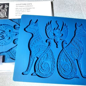 Egyptian Cats Food Safe Mold by Zuri Designs