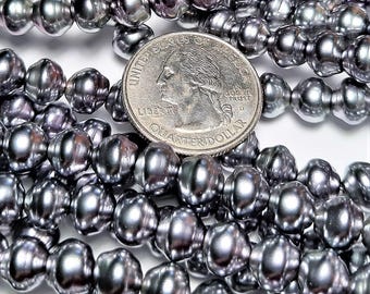 8mm Light Amethyst Iris Pearl Snail Baroque Pearls 20ct